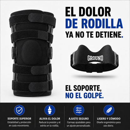 GROUND FLEX® | Rodillera de Soporte Articular