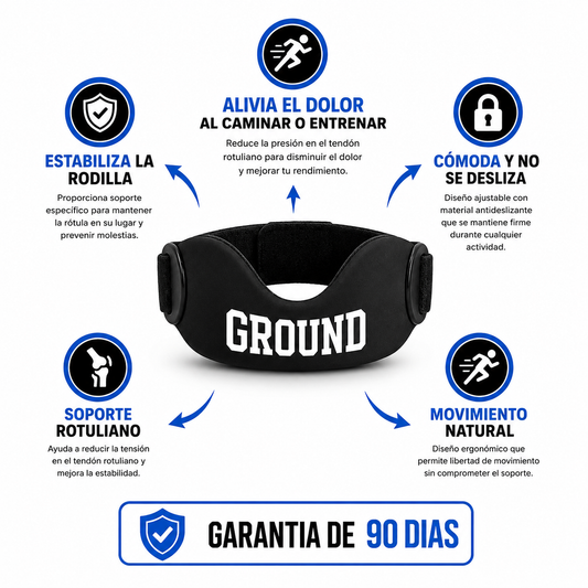 GROUND FLEX® | Rodillera de Soporte Articular